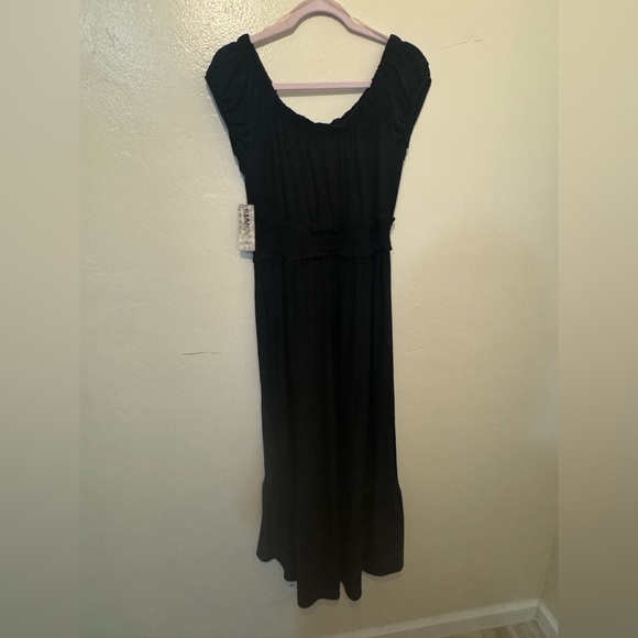 Derek Heart Yummy Black Maxi Dress XL NWT - Picture 2 of 5